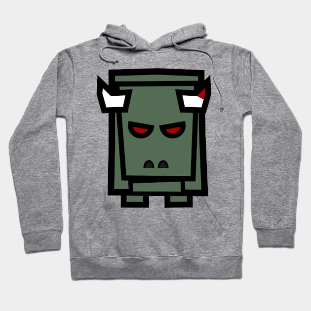 Zombull Hoodie by Mootations